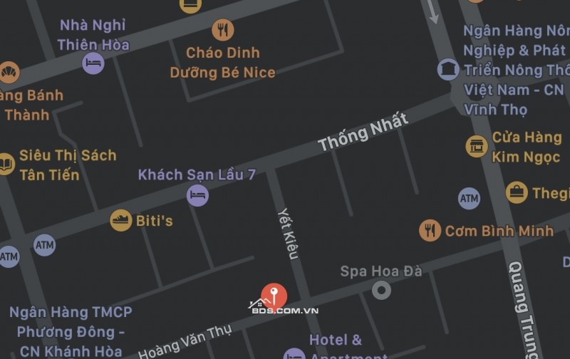 GIÁ SỐC! LÔ ĐẤT FULL THỔ, HẺM Ô TÔ HOÀ TRUNG,VĨNH HOÀ, NHA TRANG.