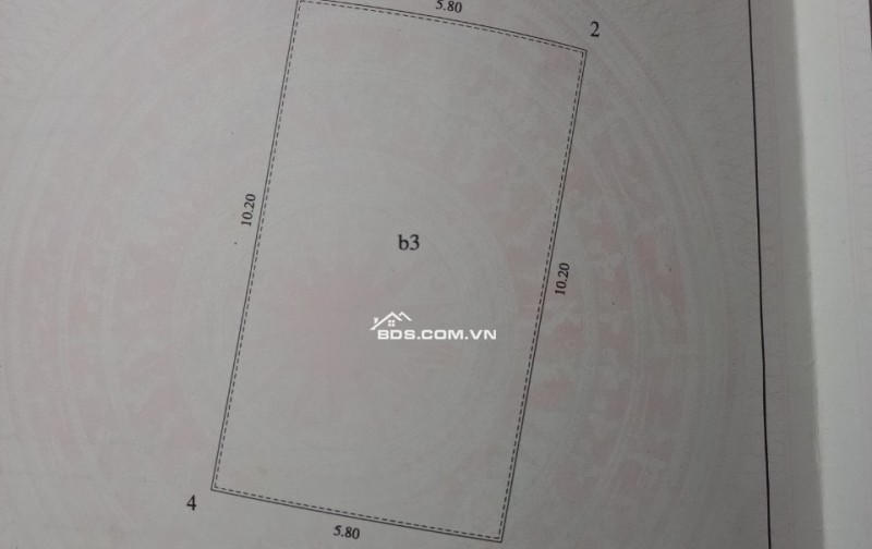 CẦN BÁN NHÀ GIẢNG VÕ 
DT: 59M 4T 5.8MT