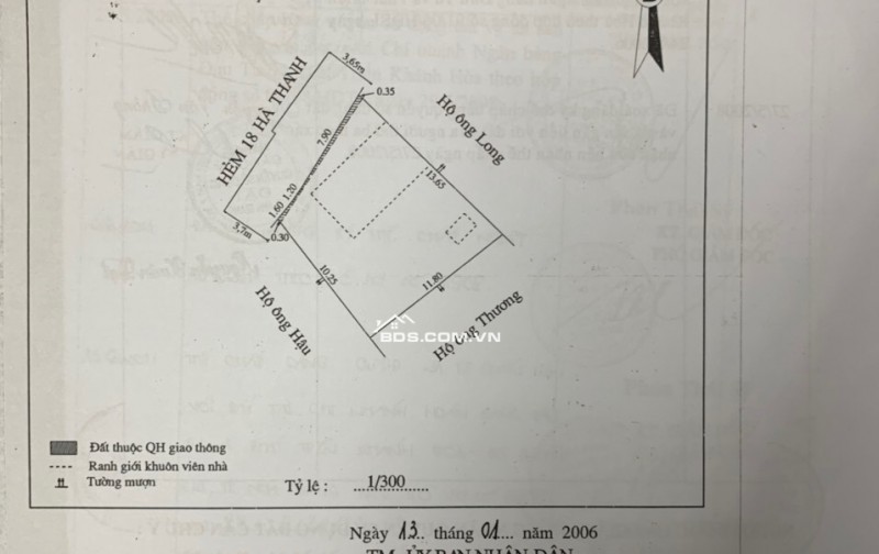 MUA ĐẤT TẶNG NHÀ PHƯỜNG VẠN THẮNG, NGAY TTTP. NHA TRANG! GIÁ 4.6 T