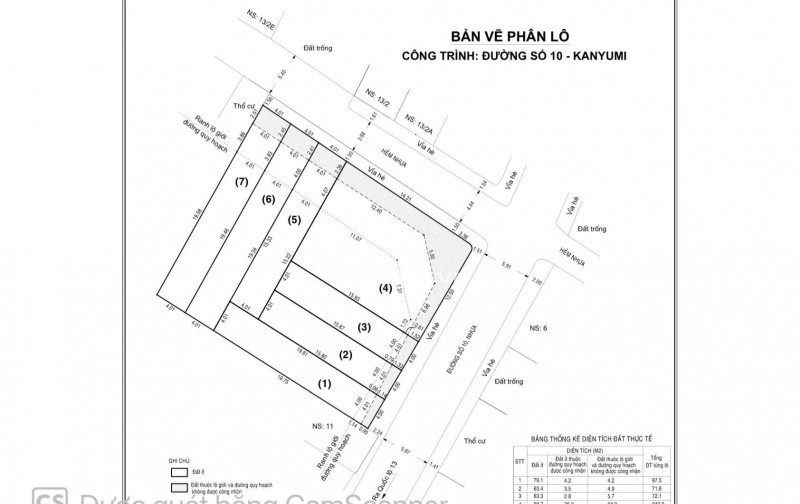 Bán lô đất ( 87.5m ) MT đường số 10, Hiệp Bình Phước, TP. Thủ Đức. Giá: 6.147 tỷ