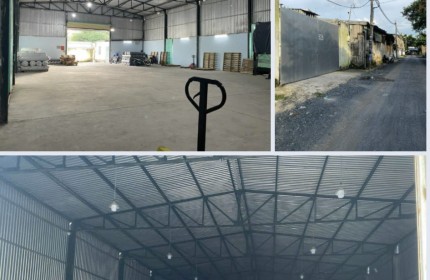 Kho xưởng cho thuê 700m2, 1200m2 gần ngã tư Bà Điểm