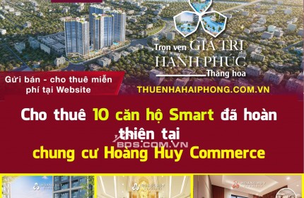 [For rent Hoàng Huy Commerce] CHO THUÊ CĂN 1,5 Phòng ngủ  FULL ĐỒ SIÊU XINH GIÁ 10tr /THÁNG