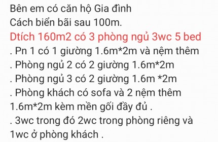 Cho THUÊ du lịch chung cư 3pn 3wc 5 giường OASKY Sơn Thịnh Vũng Tàu