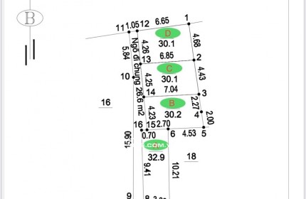 GIÀNH CHO NHÀ ĐẦU TƯ - CHỈ 130TR/1M TỔNG 150M. NGÕ Ô TÔ ĐƯỜNG TRẦN PHÚ, CHỦ ĐÃ CHIA SẴN 4 LÔ. MẶT BẰNG  SẠCH.LH 0963148483