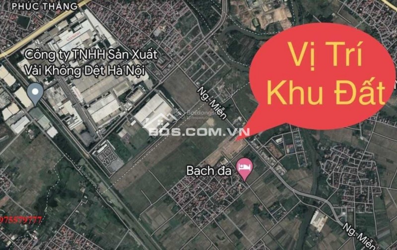 Bán đất đấu giá Bạch Đa, Kim Hoa, Mê Linh, Hà Nội giáp Vành Đai 4. cam kết bán đúng giá chủ thu