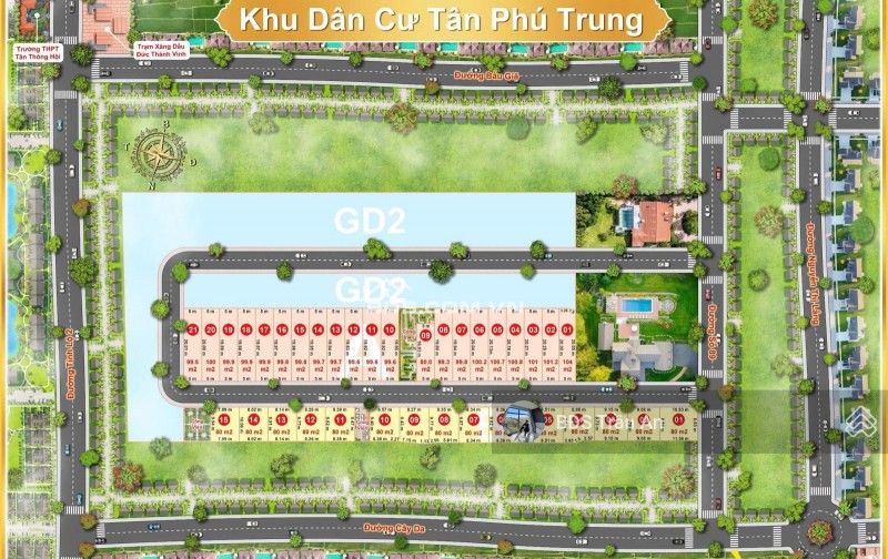 Bán đất KDC Tân Phú Trung, giá tốt nhất thị trường - tặng tiền mặt!