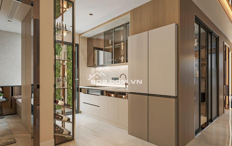 Bán căn hộ 2 phòng ngủ diện tích 79 m2 mặt view trực diện sông Bắc Hưng Hải toà Fibonan - Ecopark
