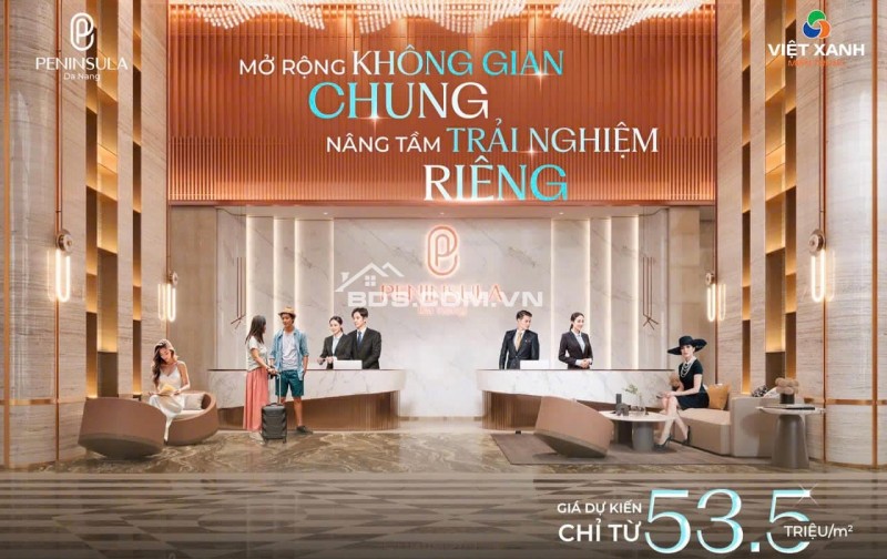 CĂN HỘ 2 PN PENINSULA - XỨNG DANH CHỦ NHÂN DANH GIÁ