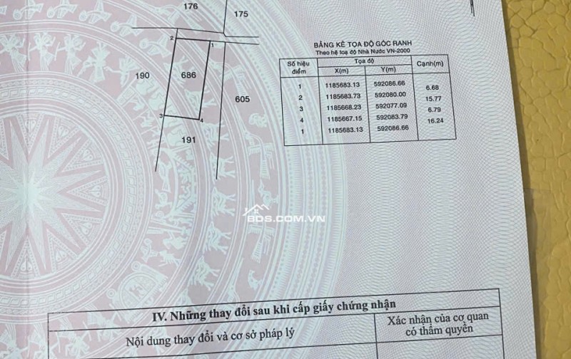 Chính chủ bán đất vườn hẻm xe tải xã Tân Kiên - Bình Chánh