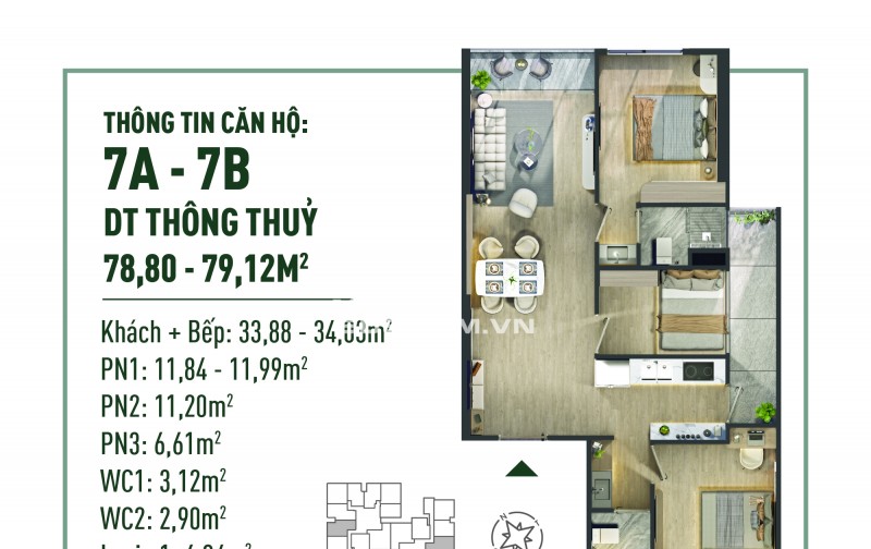 Các căn hộ 3PN tại The Fibonan đón chào chủ sở hữu