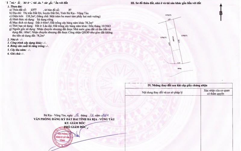 SIÊU PHẨM 138M2 NGAY ĐƯỜNG QL55+PHẠM HÙNG THỊ TRẤN ĐẤT ĐỎ SỔ  RIÊNG,XÂY TỰ DO