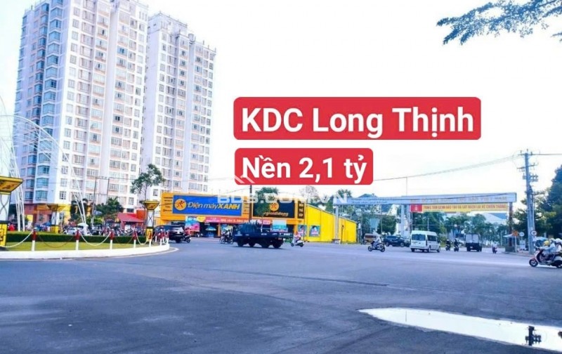 Bán nền 90m2 giá tốt khu Long Thịnh ngang BV Hoàng Mỹ