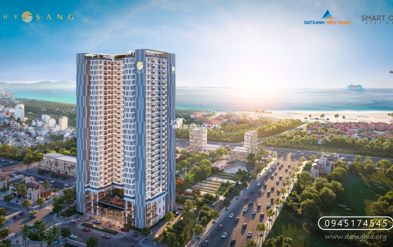 Căn hộ view Biển trực diện  2PN - Dự án The Sang Residence Đà Nẵng