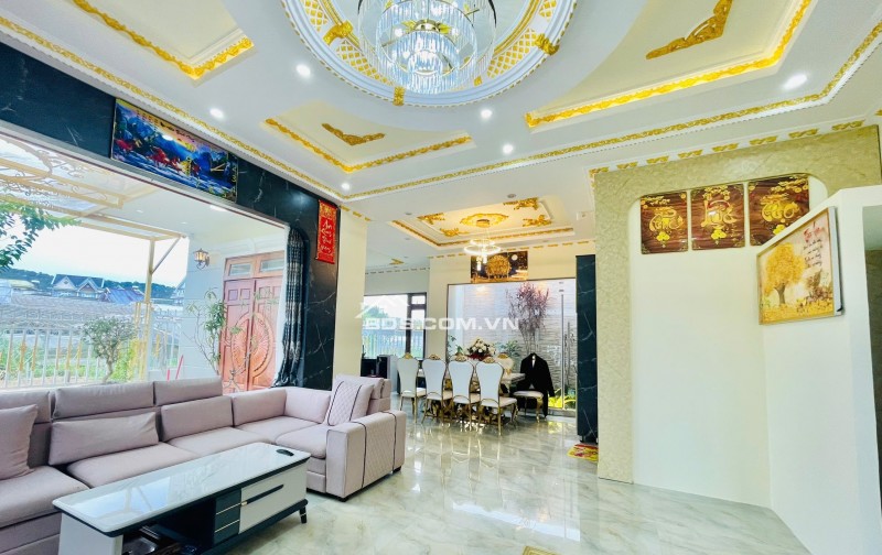 BIỆT THỰ ĐẸP 200M2 SANG TRỌNG- THIẾT KẾ SANG CHẢNH ĐÃ HOÀN CÔNG GIÁ QUÁ TỐT CHỈ CÒN HƠN 10 TỶ. CÁCH TT ĐÀ LẠT CHỈ CÓ 5 PHÚT ĐI XE