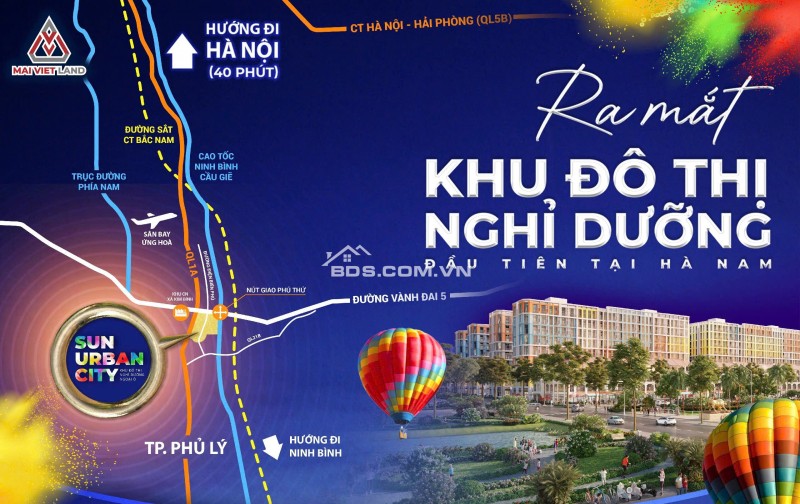 ĐẠI DỰ ÁN THÀNH PHỐ THỜI ĐẠI VÀ ÁNH SÁNG - SUN URBAN CITY HÀ NAM