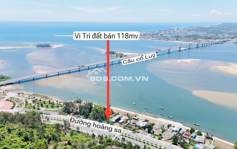 Mặt tiền Mỹ Trà Mỹ Khê đối diện KDL Thiên Mã Sơn, 200m2(9m ngang) SHR, giá 2.7 tỷ thương lượng