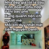 BÁN NHÀ GÓ VẤP 11.5 Tỷ -  82 m2 - NGANG LÝ TƯỞNG( #5m). NHÀ MẶT TIỀN NGUYỄN OANH, GẦN BÌNH THẠNH, PHÚ NHUẬN