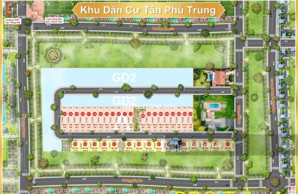 Bán đất KDC Tân Phú Trung, giá tốt nhất thị trường - tặng tiền mặt!