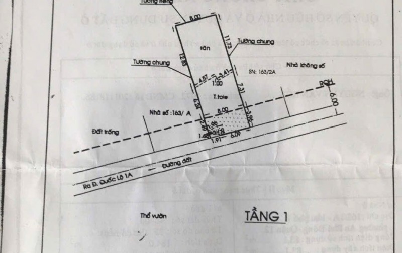 Cần bán/ cho thuê kho xưởng 184m2 An Phú Đông Quận 12