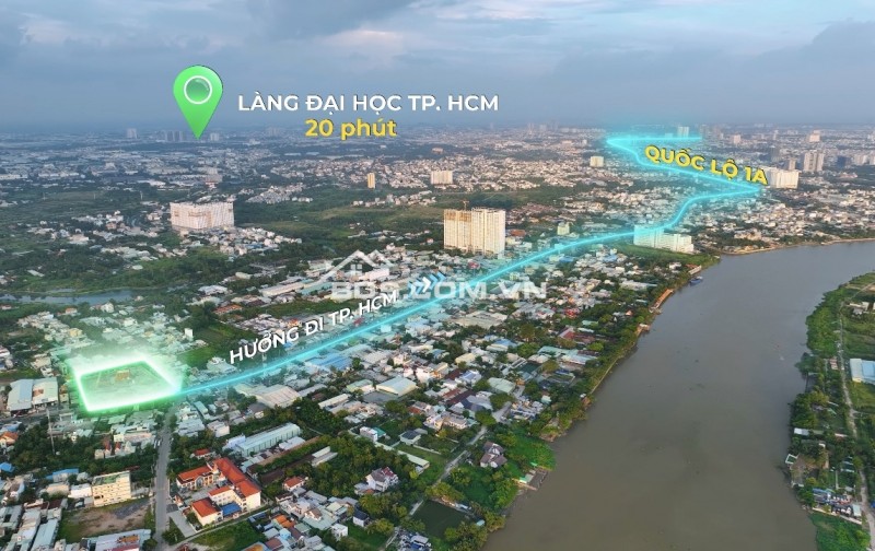 Căn hộ view sông chỉ 750 tr cách Thủ Đức 1 km. Sở hữu hồ bơi, phòng gym và công viên thượng tầng 37