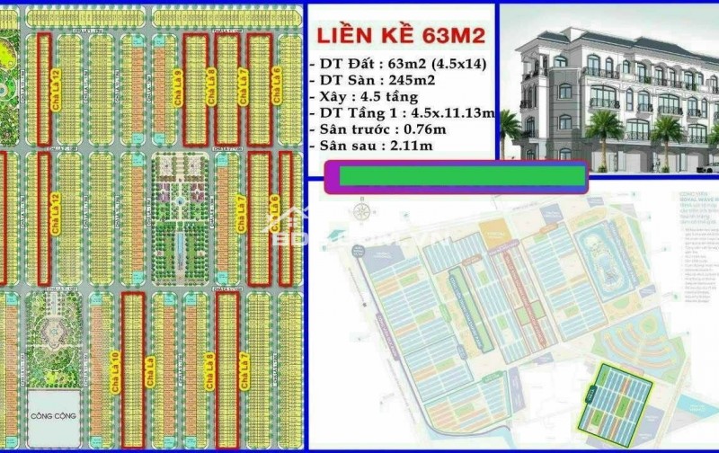 Chính chủ cần bán 63m2 chà là vinhomes ocean park 2 hưng yên