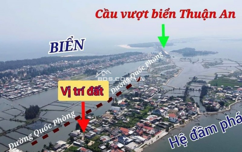 Đất Hải Dương TP Huế, khổ biệt thự 200m2 giá rẻ chỉ 1ty6