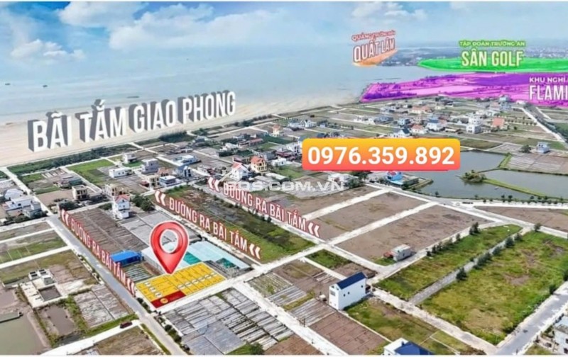 Thời điểm tốt nhất đầu tư Đất nền ven biển Quất Lâm và Giao Phong, Nam Định. Chỉ hơn 1 tỷ/lô