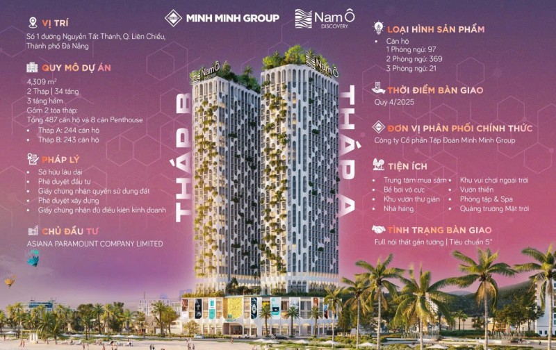 Dự Án Nam ô Discovery Mặt tiền đường Nguyễn Tất Thành