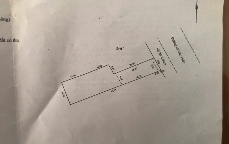 Bán nhà 2 tầng LÊ VĂN HIẾN, Hoà Hải, Ngũ Hành Sơn, Đà Nẵng diện tích 392m2 giá 14,9 tỷ