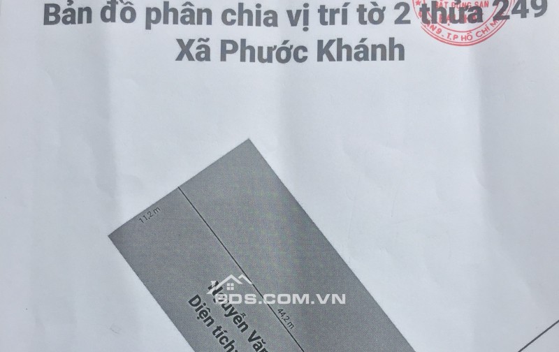 Chính chủ bán gấp 500m2 đất nông nghiệp tại Nhơn Trạch Đồng Nai 1.9 tỷ. LH:0913757107.