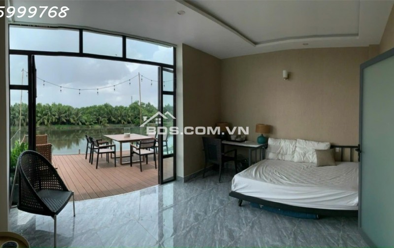 Nhà 4 tầng KDC Compound view sông Nhà bè,cách q7,q8 chỉ 7km. Giá 8ty8