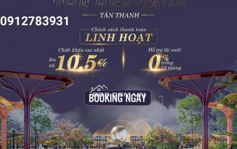 Chính thức nhận booking dự an HERITAGE thị trấn Tân Thanh trung tâm hành chính huyện Thanh Liêm,tỉnh Hà Nam