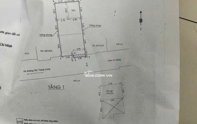 Bán nhà C4 HXH Nguyễn Xí F13 - Bình Thạnh