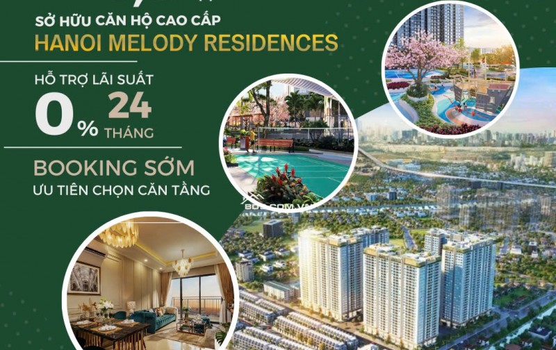 MELODY RESIDENCES LINH ĐÀM – SỞ HỮU NHÀ HÀ NỘI VỚI 1.5 TỶ