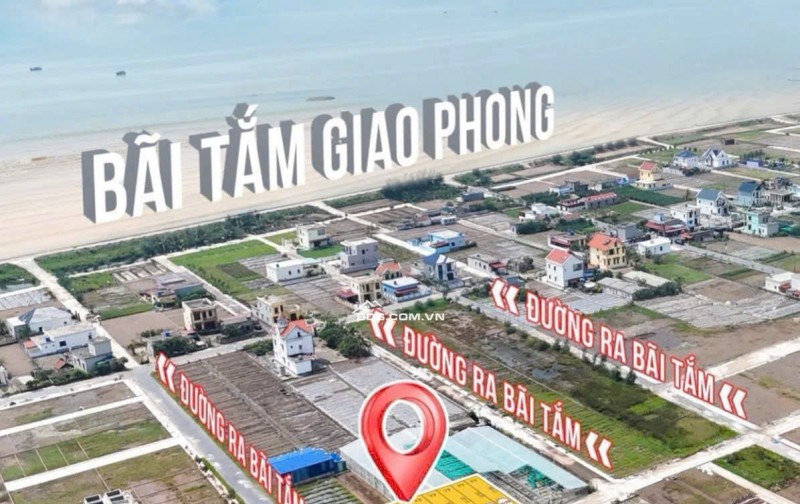 BÁN ĐẤT MẶT BIỂN 100M2 TẠI XÃ GIAO PHONG, HUYỆN GIAO THỦY, TỈNH NAM ĐỊNH