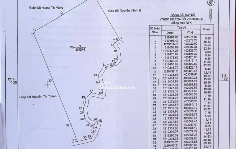 Bán Đất Thôn 1, Xã Gia Huynh, Huyện Tánh Linh, Tỉnh Bình Thuận, 56,000m2 Giá 88 Tỷ