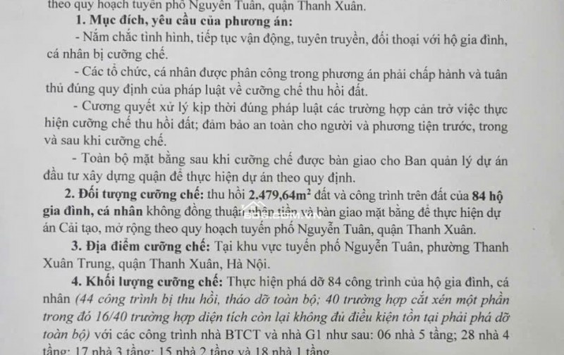 HOT HOT HOT CHUNG CƯ VIHA 107 NGUYỄN TUÂN SẢN PHẨM CHẮC CHĂN SẼ TĂNG GIÁ THƠI GIAN TỚI VÌ ĐÃ CÓ XÁC NHẬN MỞ RỘNG ĐƯỜNG NGUYỄN TUÂN