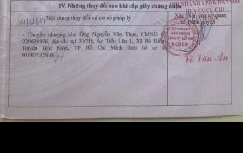 BÁN NHÀ 2 MẶT TIỀN VŨ DUY CHÍ, THỊ TRẤN CỦ CHI, DỌN VÀO Ở LIỀN, SHR!!