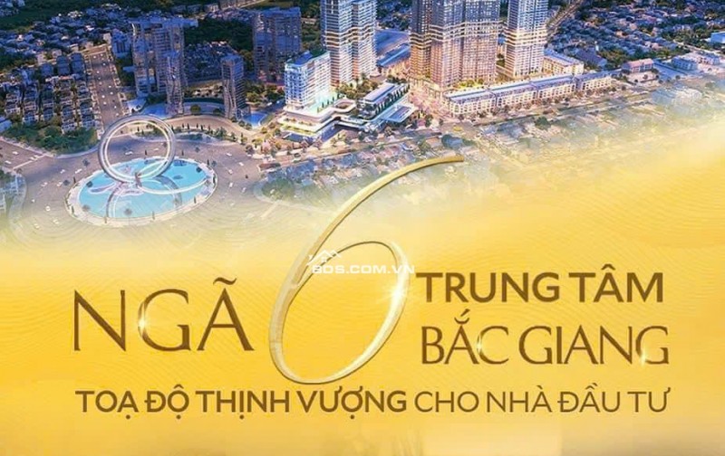 Bán Shophouse Trung Tâm Ngã 6 TP Bắc Giang, Tinh Hoa Hội Tụ.