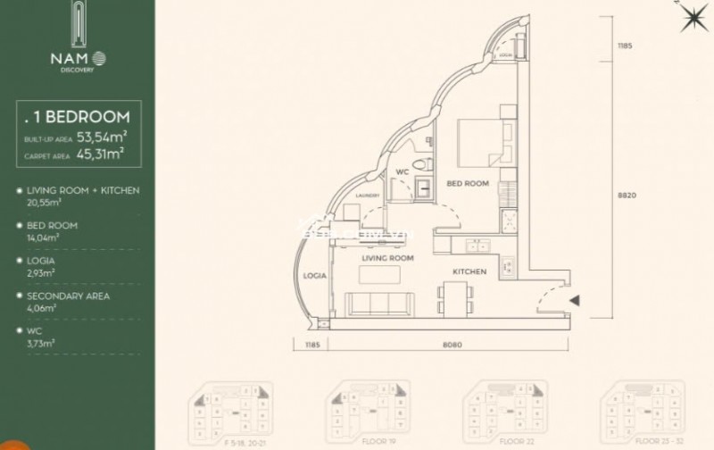 Chung cư cao cấp NAM Ô DISCOVERY đường biển Nguyễn Tất Thành, Liên Chiểu, Đà Nẵng