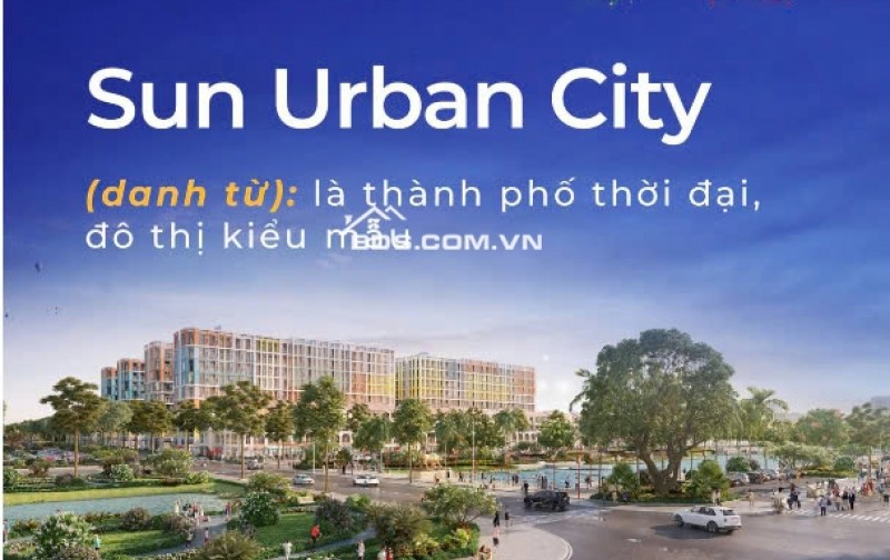 SUN URBAN CITY HÀ NAM,SỐNG CUỘC ĐỜI RỰC RỠ TẠI THÀNH PHỐ THỜI ĐẠI