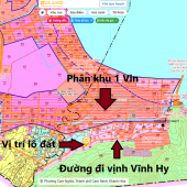Suất đầu tư đất nền chỉ 1,x tỷ ngay sát đại dự án Vin CAM RANH (200M)