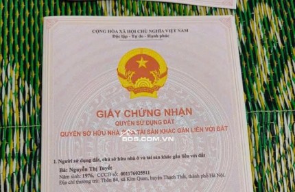 ĐẤT CHÍNH CHỦ - GIÁ TỐT - Vị Trí Đẹp Tại Xã Sen Phương, Huyện Phúc Thọ, Thành phố Hà Nội