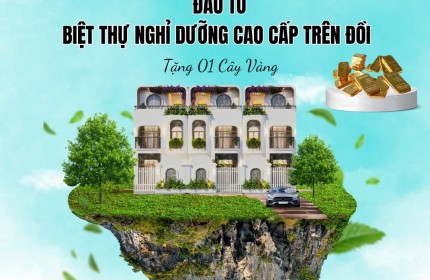 Nhà liền kề nghỉ dưỡng trên đồi cộng hoà giá tốt sổ đỏ sẵn