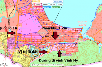 Suất đầu tư đất nền chỉ 1,x tỷ ngay sát đại dự án Vin CAM RANH (200M)