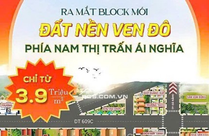 ✅Bán lô đất nền nam Thị Trấn Ái Nghĩa hơn 3tr/m2 -Sẵn sổ