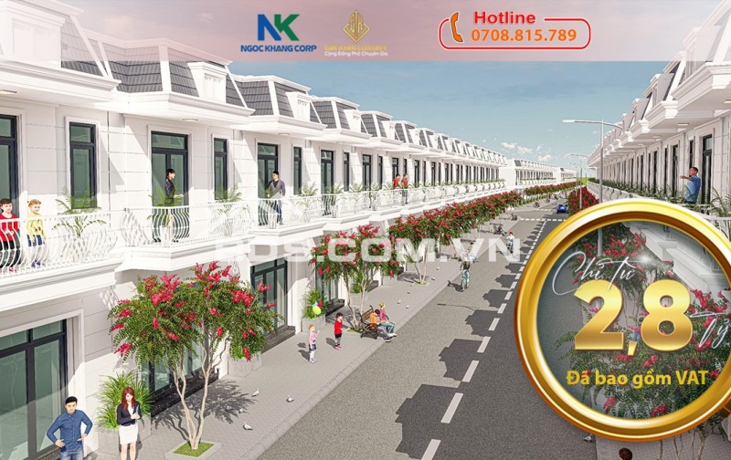 Gia Khải Luxury - Nhà phố đẳng cấp, cuộc sống thăng hoa tại Bến Cát