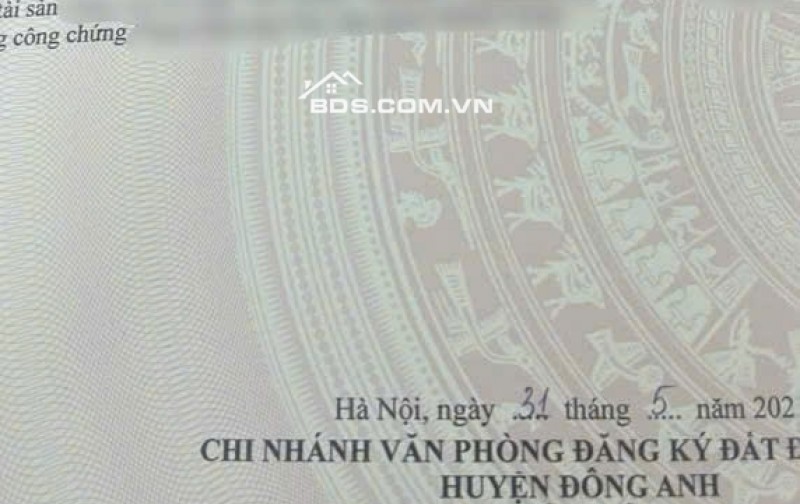 Bán Nhanh Lô Đất Hoa Hậu Chợ Kim, Xuân Nộn, Đông ANh Giá cực đầu tư