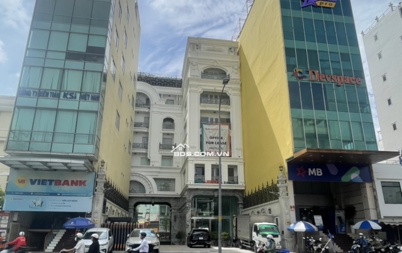 Bán BUILDING MẶT TIỀN KD đường Phạm Viết Chánh,Q.1,DT:7mx17m,KC:HẦM,8 lầu, Giá:77 tỷ