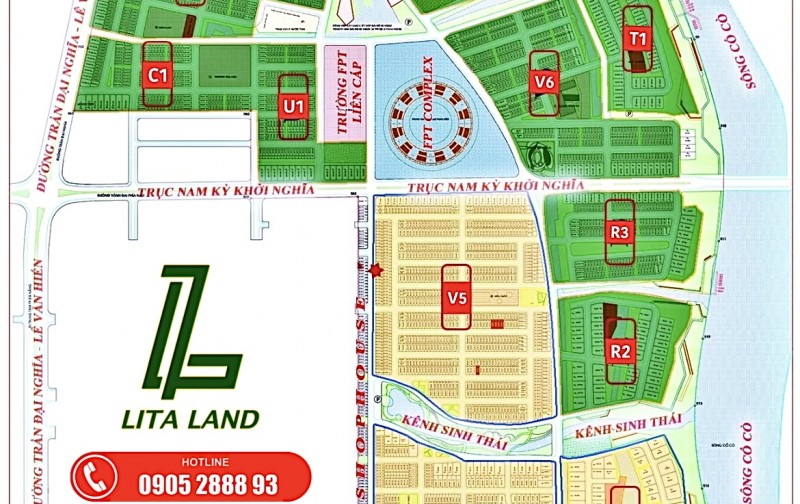 Bảng giá đất nền Khu FPT City Đà Nẵng giá tốt nhất tháng 11/2024